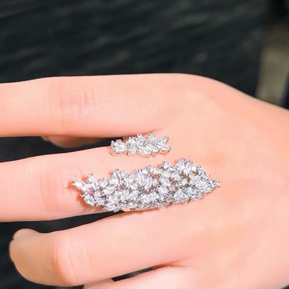 ✨✨✨Marquise Open Leaf Ring✨✨✨ - Picture 5 of 5